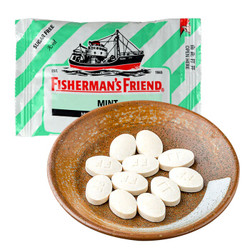 英国进口 渔夫之宝润喉糖 薄荷味糖果（无糖） 25g/袋（自封袋装） *13件
