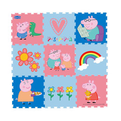 小猪佩奇（Peppa Pig）环保无味地垫 30*30*1cm 9片 *7件