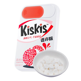 KisKis 酷滋 无糖薄荷糖 迷你版 荔枝味 13g