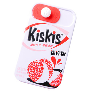 KisKis 酷滋 无糖薄荷糖 迷你版 荔枝味 13g