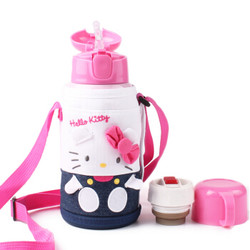 乐扣乐扣(LOCK&LOCK)HELLO KITTY双盖儿童保温杯550ml HKT392PIK