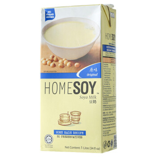 HOMESOY 低糖豆奶 原味 1L/盒