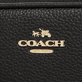 COACH 蔻驰 65547-OS LI 女士斜挎包 浅金/黑