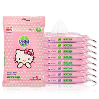 Dettol 滴露 Hello kitty限定版 卫生湿巾