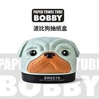 莱朗 卡通波比狗抽纸盒 北欧绿