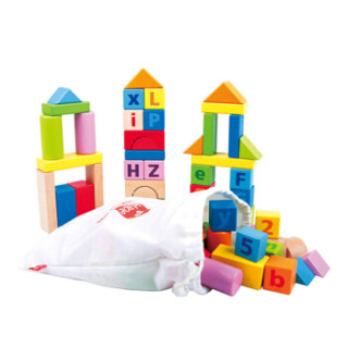 Hape E8022 宝宝益智积木 80块