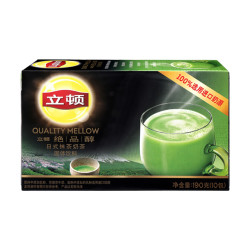 Lipton 立顿 奶茶 日式抹茶奶茶冲饮饮料 10包 190g *2件