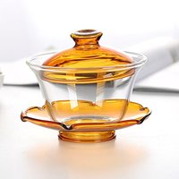 凤朗 玻璃茶杯 琥珀色 (180ml )