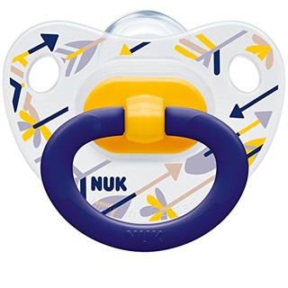 NUK 印花硅胶安抚奶嘴 1号（颜色随机）