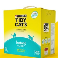 TidyCats 泰迪猫砂 膨润土持续结团除臭抗菌猫砂 12.3kg*2件