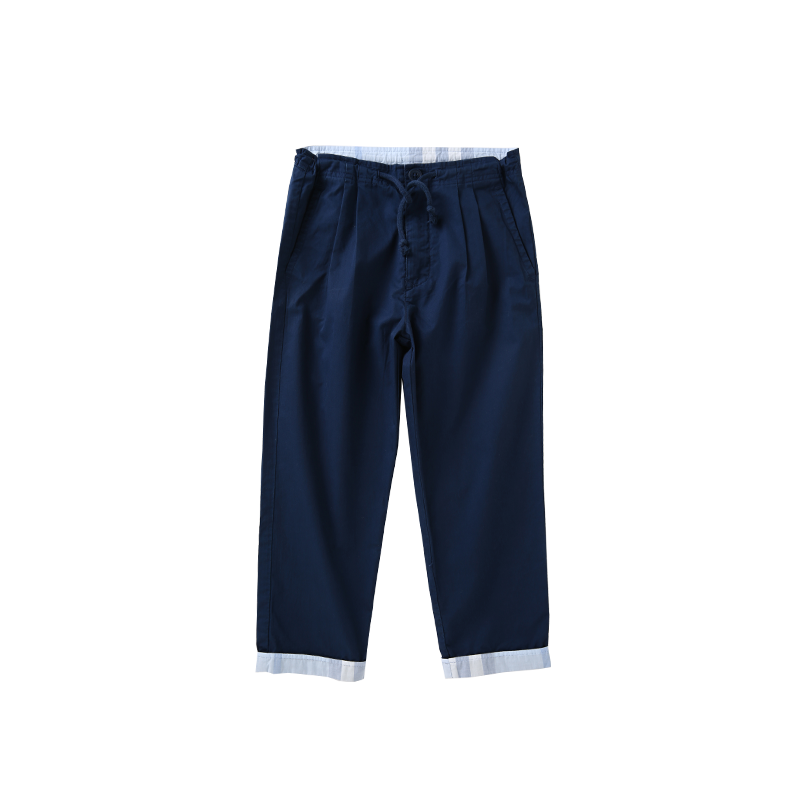 网易严选 英伦绅士 休闲九分裤（男童） (藏青色)
