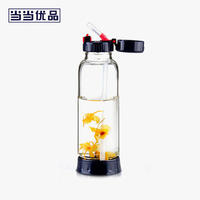 当当优品 玻璃茶水杯 600ML