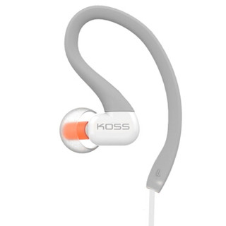 KOSS 高斯 KSC32iG 时尚耳挂式运动耳塞 带麦 灰白色