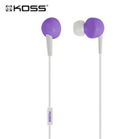 KOSS 高斯 KEB6iV  时尚入耳式耳塞 带麦 紫色