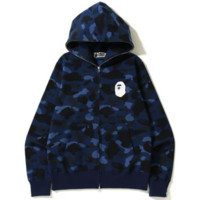 BAPE COLOR CAMO 男士迷彩连帽拉链卫衣