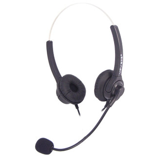 YEY 亚尔亚 VE60D-MV 呼叫中心话务耳机 客服耳麦 话务员耳机-只适用于电话机