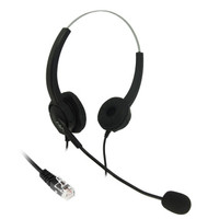 YEY 亚尔亚 VE280D 专业呼叫中心话务员双耳耳机 电话机耳机