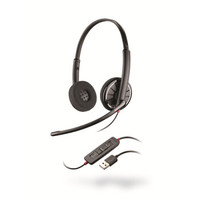 缤特力（Plantronics）C320 双耳有线降噪耳麦耳机带麦克风/自营