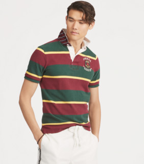 RALPH LAUREN Classic Fit Mesh Rugby 男士英式橄榄球衫