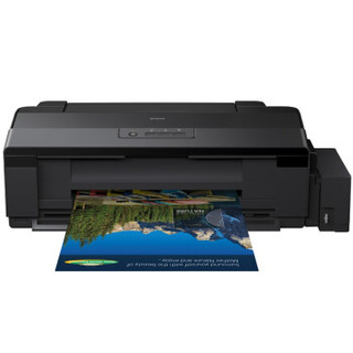 EPSON 爱普生 L1800 喷墨打印机 (墨仓/加墨式打印、USB、墨水、A3和A3以上幅面、黑色)
