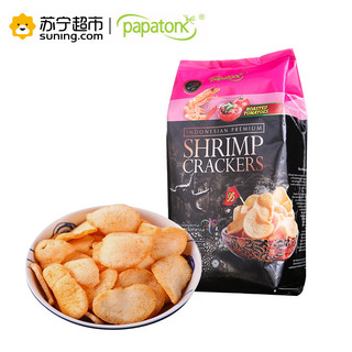 papatonk 印尼进口 啪啪通(Papatonk) 虾片 薯片膨化食品 网红休闲零食小吃 烤番茄味85g