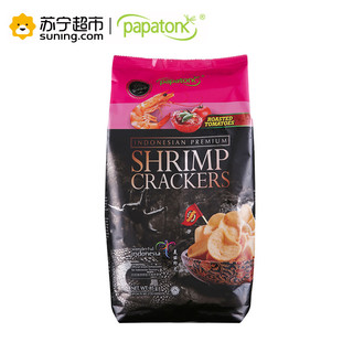 papatonk 印尼进口 啪啪通(Papatonk) 虾片 薯片膨化食品 网红休闲零食小吃 烤番茄味85g