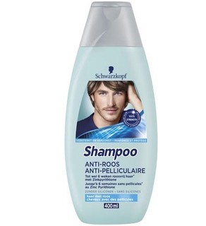 Schwarzkopf 施华蔻 男士去屑滋润洗发水 400ml