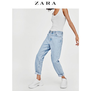 ZARA 08197033406-24 女士牛仔裤 (淡蓝色、28)