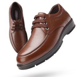 Fuguiniao 富贵鸟 A603002 经典商务休闲男士皮鞋软面轻便舒适系带单鞋