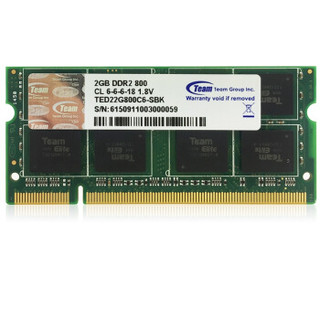 Team 十铨 DDR2 800MHz 笔记本内存