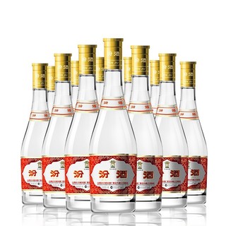 山西杏花村酒黄盖玻汾53度475ml *12瓶清香白酒 53%vol 475mL 12瓶