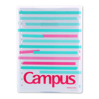KOKUYO 国誉 Campus活页纸便携袋彩色贴纸 B5/30页 3色WCN-CLL1330