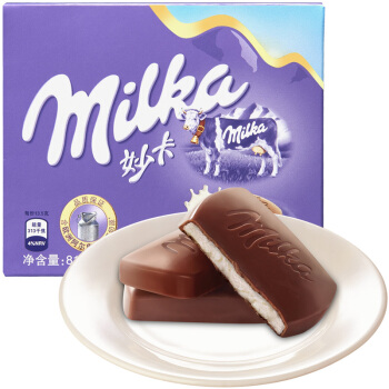 Milka 妙卡 醇乳夹心融情牛奶巧克力 (81g)