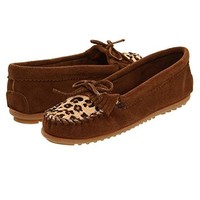 凑单品：Minnetonka 迷你唐卡 Leopard Kilty Moc 女款休闲鞋