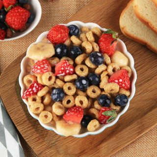 商品波兰进口 卡乐思蜂蜜味谷物圈 麦圈 营养早餐甜甜圈麦片 即食冲饮