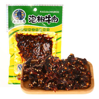 木府土司 休闲零食 办公室零食 辣味小吃 云南特产 泡椒牛肉60g/袋