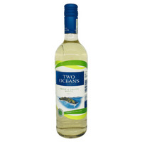 TWO OCEANS 双洋 南非进口葡萄酒 双洋(TWO OCEANS)清爽果香白葡萄酒 750ml
