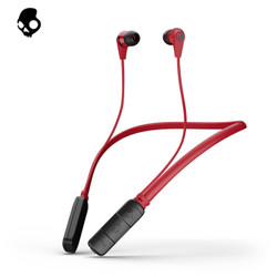 骷髅头（Skullcandy）INKD 2.0 WIRELESS 入耳式耳机运动无线蓝牙手机游戏耳麦 红色