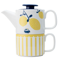 咖世家咖啡 COSTA 咖世家 陶瓷子母壶 清新假日 855ml