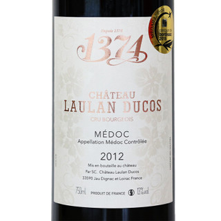 LAULAN DUCOS 乐朗 2012年 1374古堡 干红葡萄酒 750ml