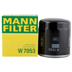 曼牌（MANNFILTER）机油滤清器 W7053/W712/8 *6件