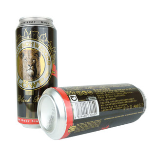  BRAUNSCHWEIGER 博瑞狮 黑啤酒 500ml*24罐