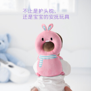 BabyBBZ 棒棒猪 BBZ-MR0039 儿童护头枕 (粉色吉吉兔，250mm*190mm*40mm*)