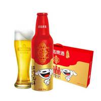 TSINGTAO 青岛啤酒 鸿运当头礼盒 京东定制生肖狗罐 355ml*6瓶