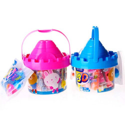 智高（ZHIGAO）3d彩泥玩具套装城堡橡皮泥 城堡零钱罐(24色)DD-5025 *2件