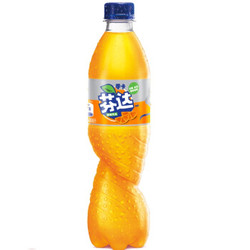 Coca-Cola 可口可乐 芬达 Fanta 零卡 Zero 无糖无卡 橙味 汽水 碳酸饮料 500ml*12瓶 整箱装 可口可乐公司出品 新老包装随机发货