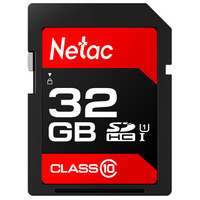 Netac 朗科 P600 32GB U1 Class10 SDHC UHS-I SD存储卡