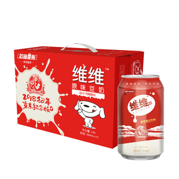 维维 原味豆奶（京东joy联名款）300ml*12罐