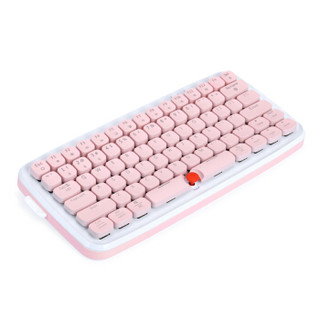 AJAZZ 黑爵 ZERO原点 RGB机械键盘 (BOX黑轴、樱花粉)