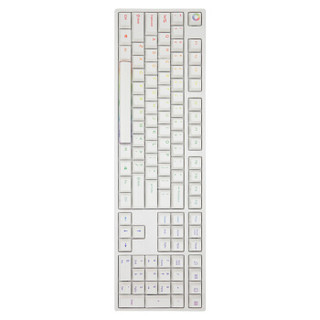 Varmilo 阿米洛 彩虹二号定制系列 VA108M 白色RGB机械键盘 (Cherry静音红轴)